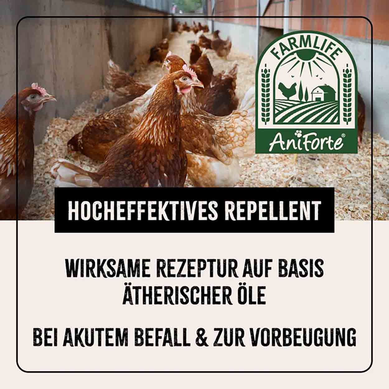 AniForte Milben Stop Spray für Geflügel 500ml