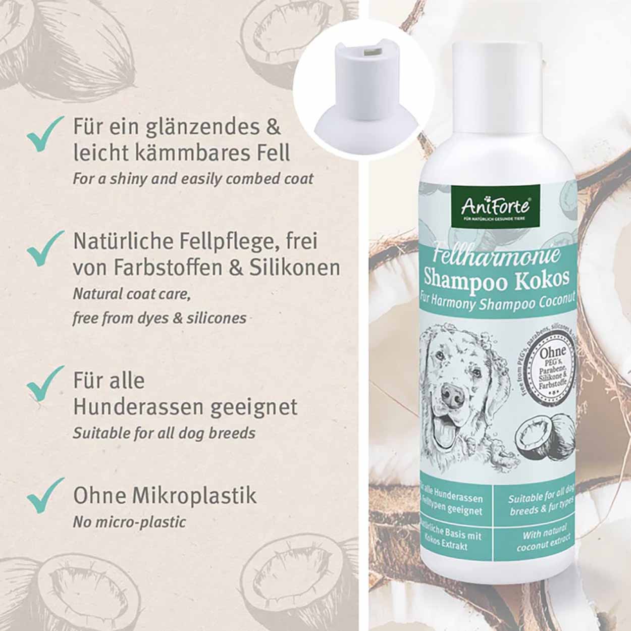 AniForte Fellharmonie Shampoo Kokos 200ml