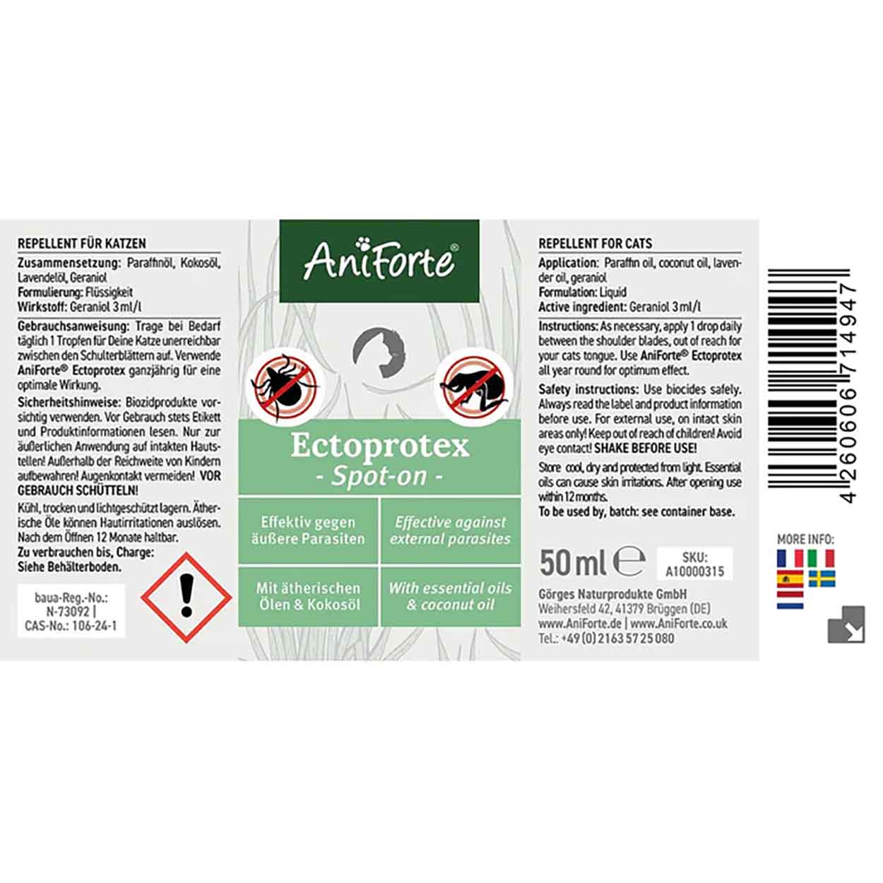 AniForte Ectoprotex SpotOn Katze 50ml