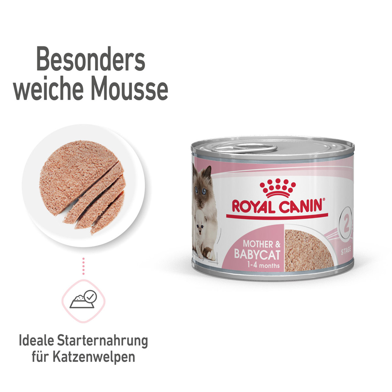 Royal Canin Katze Mother & Babycat Mousse 12x195g