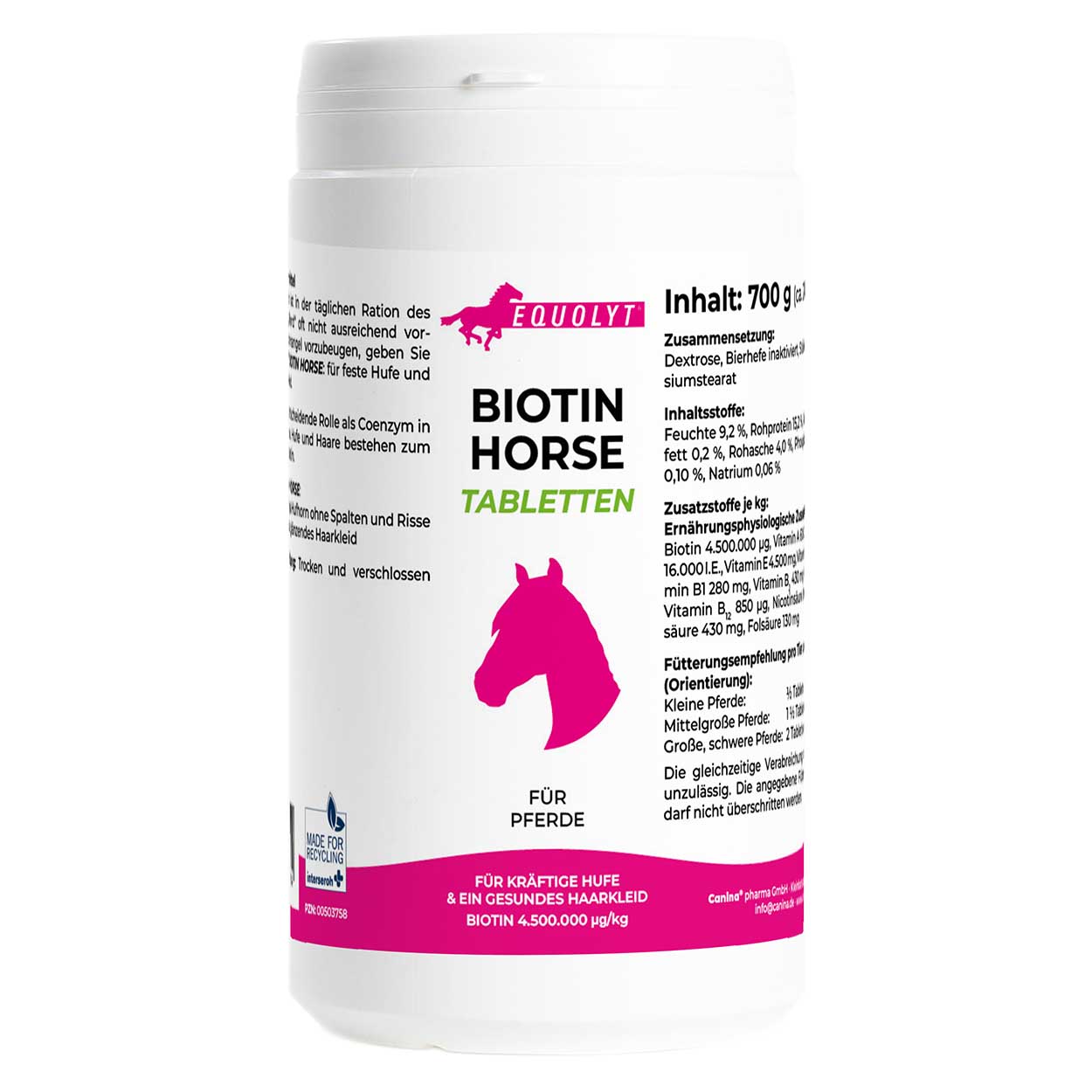 Canina Equolyt Biotin Horse Tabletten