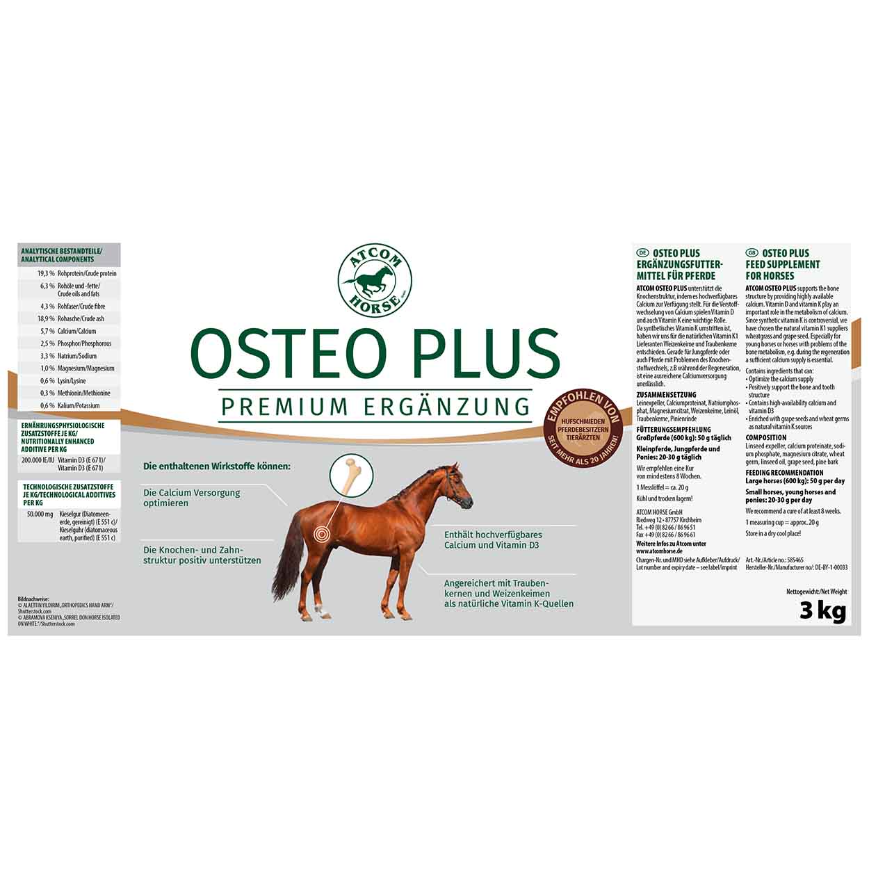 Atcom Osteo Plus 3 kg