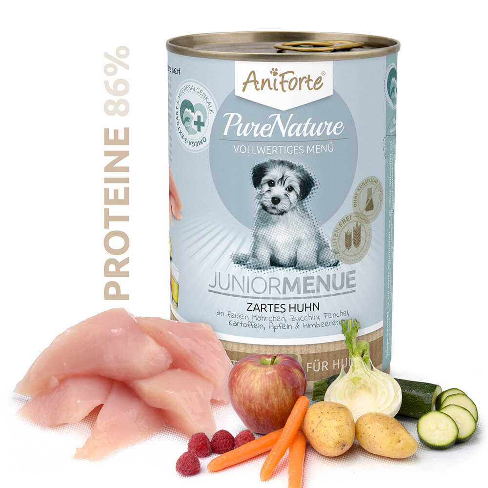 AniForte Pure Nature Junior Menue Huhn 6x400g