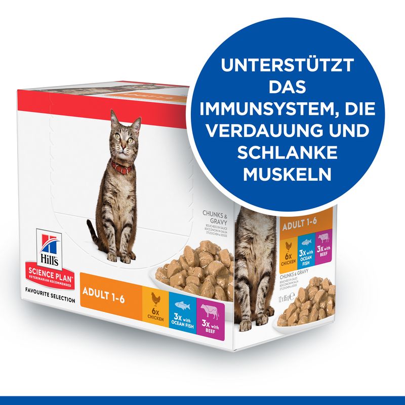 Hills Science Plan Katze Adult Frischebeutel