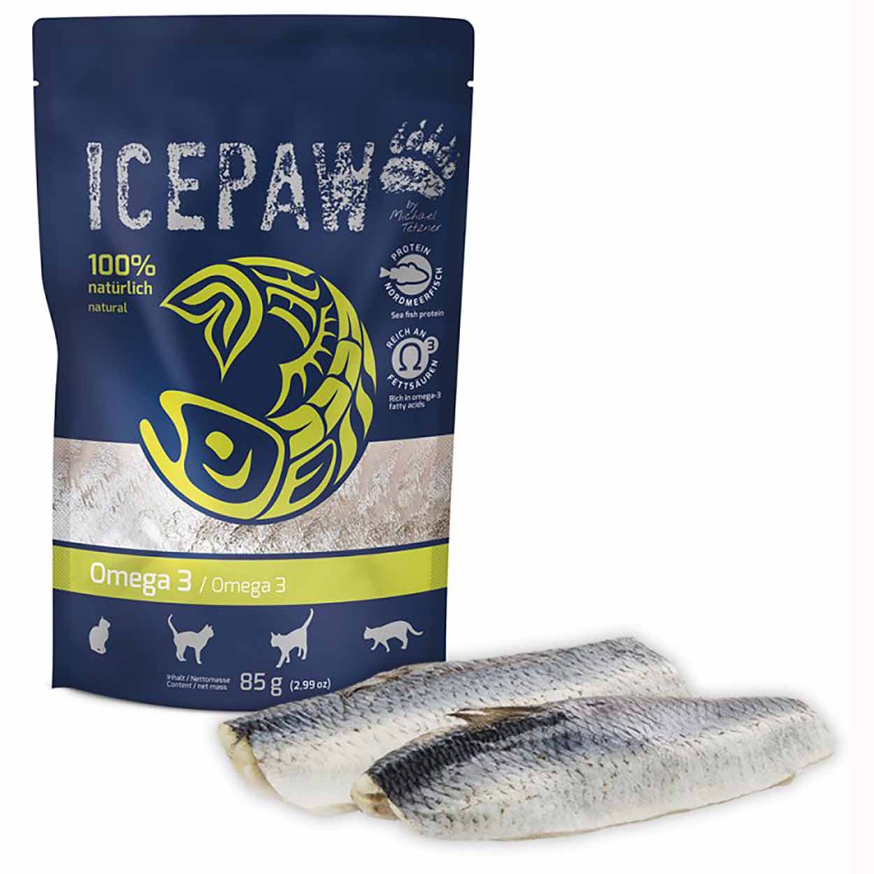 Icepaw Omega 3 Katze 12x85g