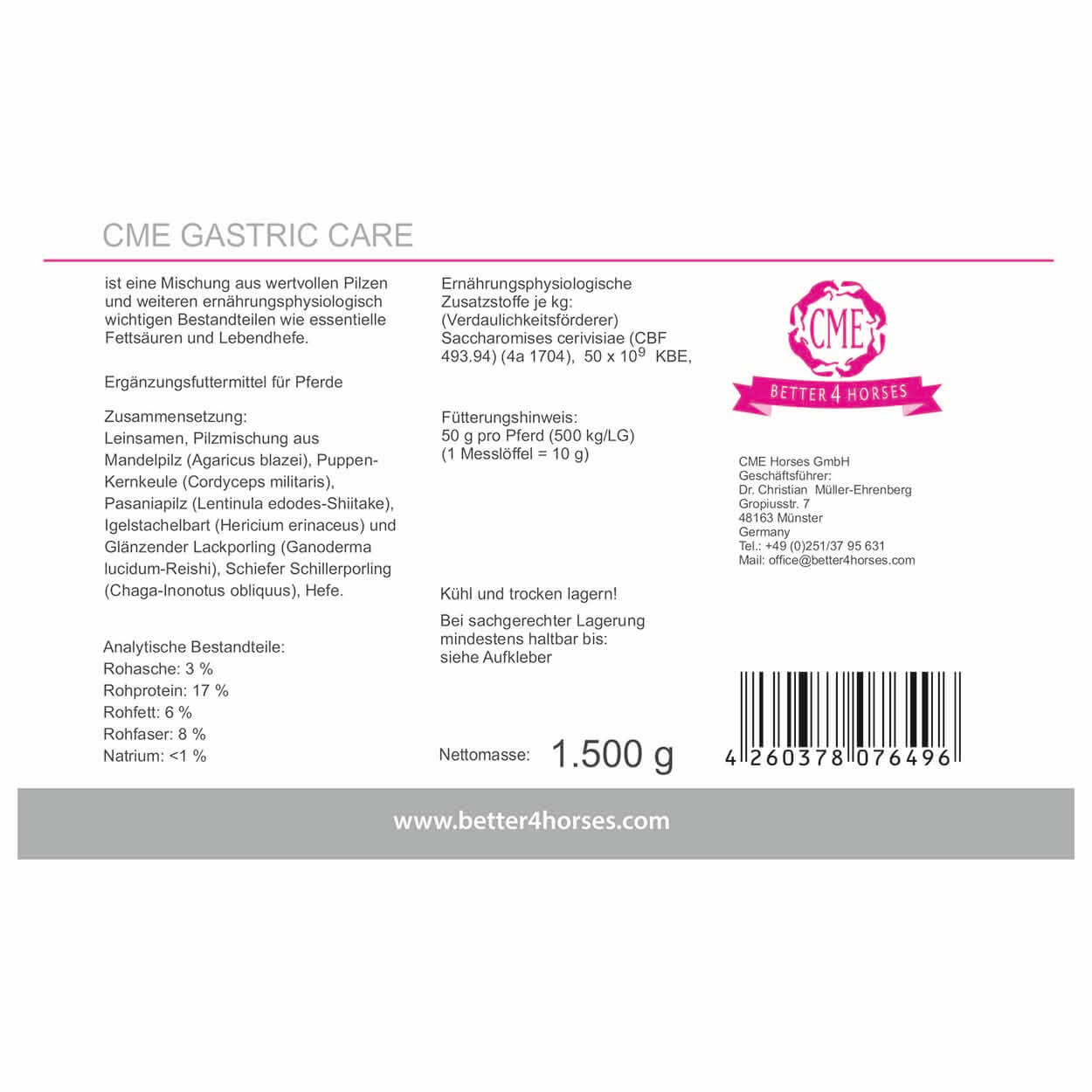 CME Gastric Care 1,5kg