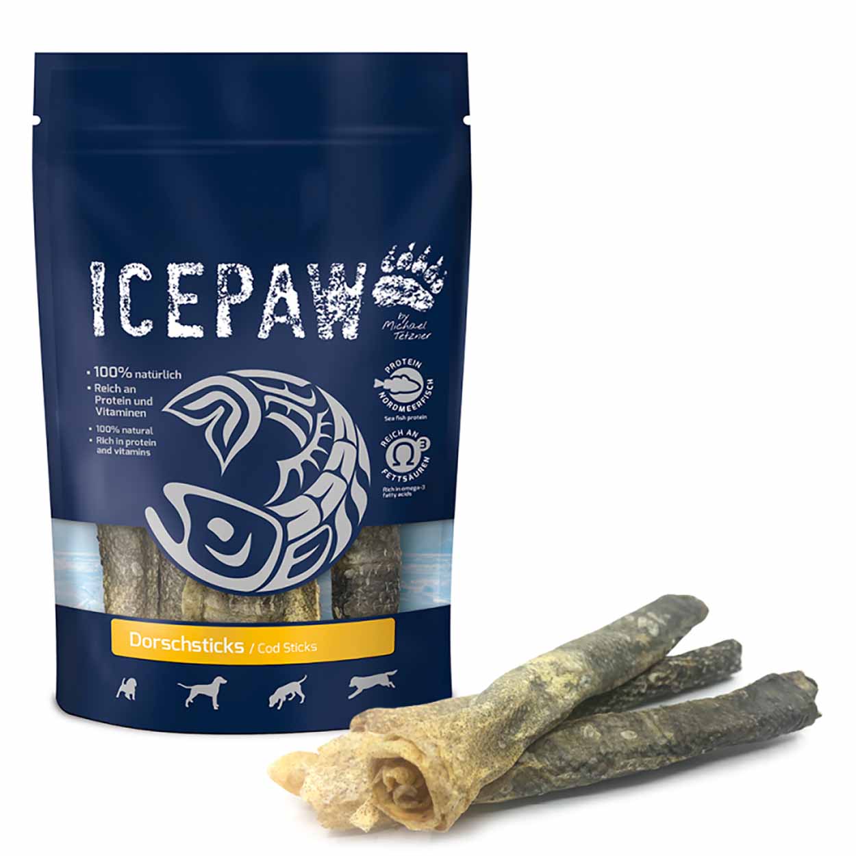 Icepaw Dorschsticks 100g