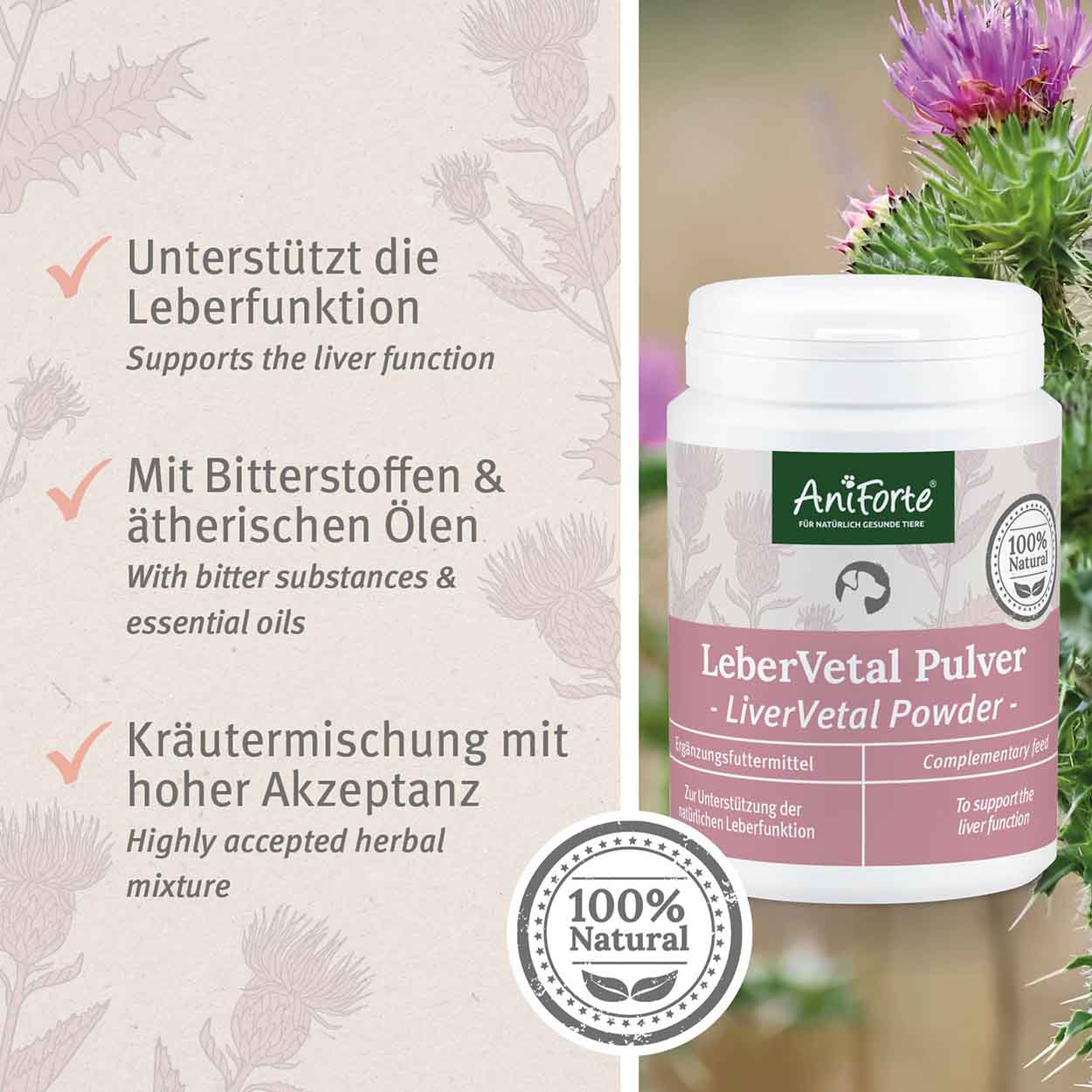 AniForte LeberVetal Pulver Hund 100g