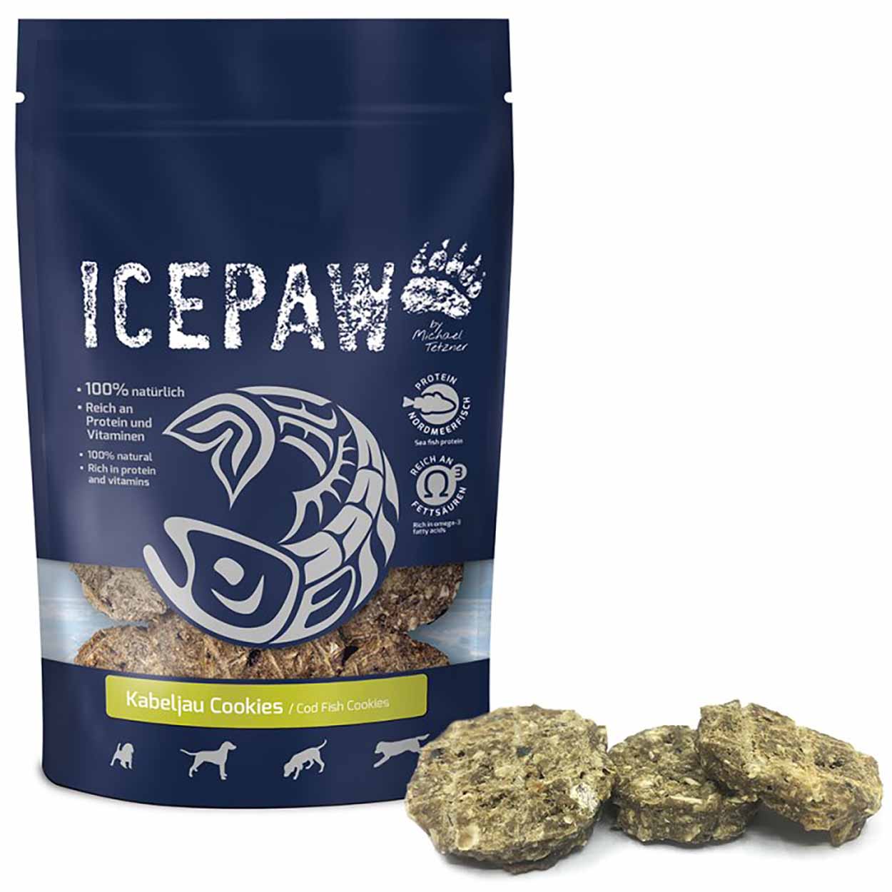 Icepaw Kabeljau Cookies 100g