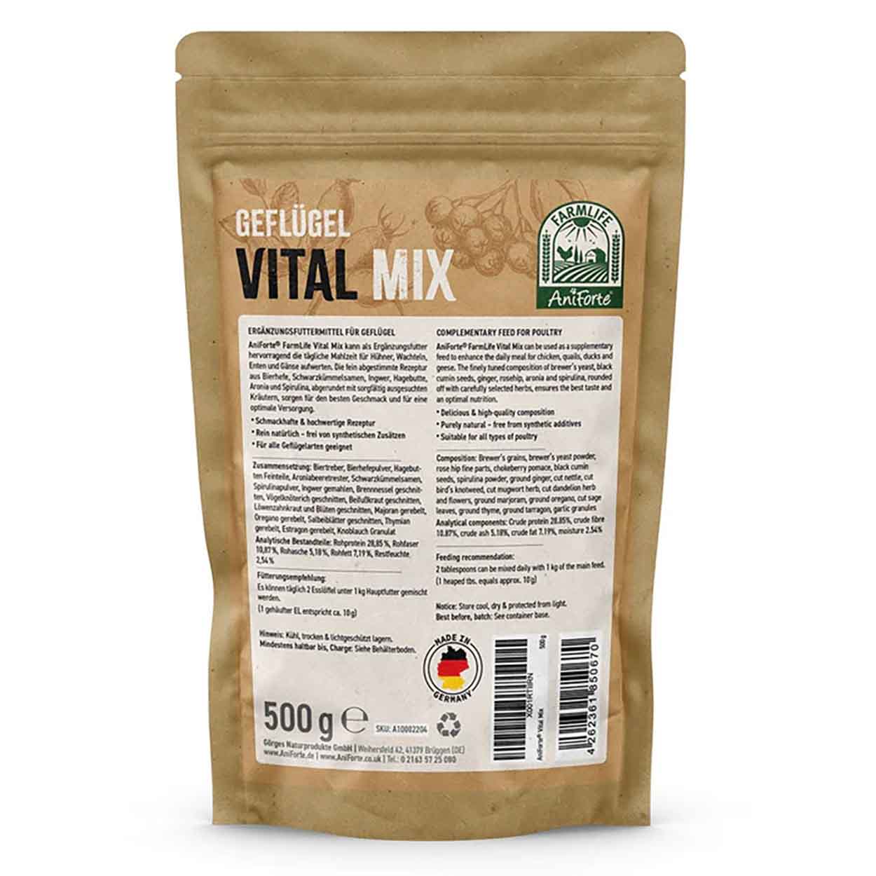 AniForte Farmlife Geflügel VitalMix Pulver 500g