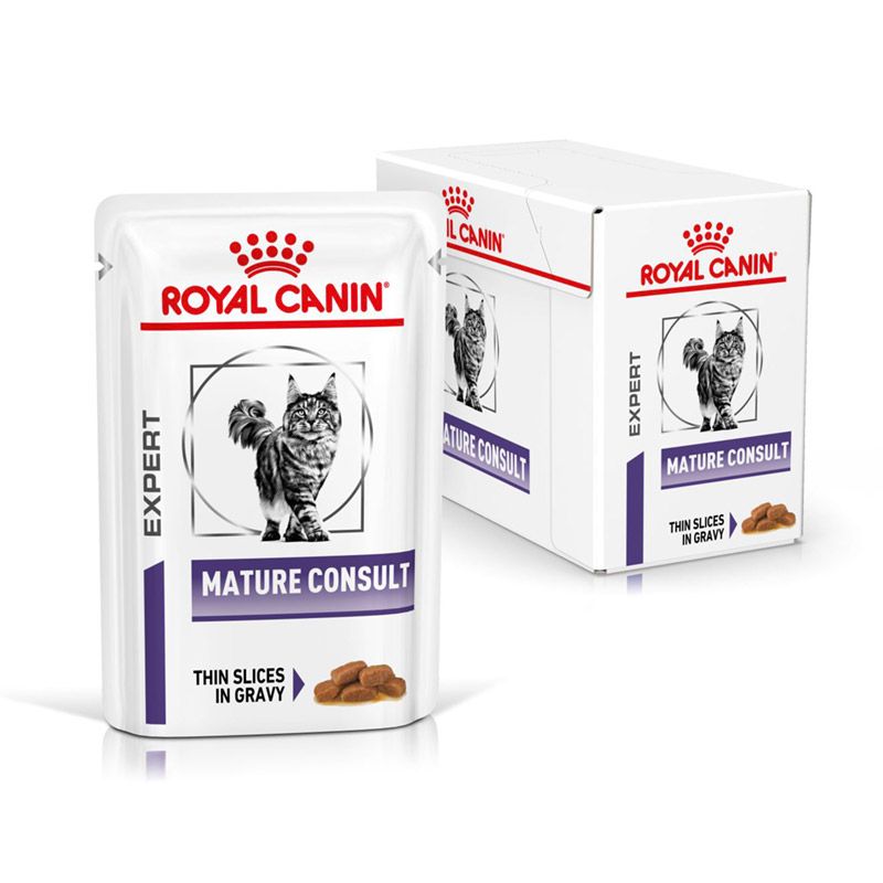 Royal Canin Katze Mature Consult Feine Stückchen in Soße 12x85g