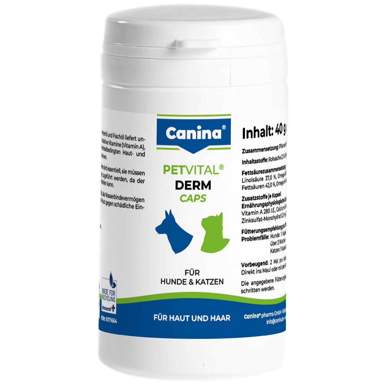 Canina Petvital Derm Caps