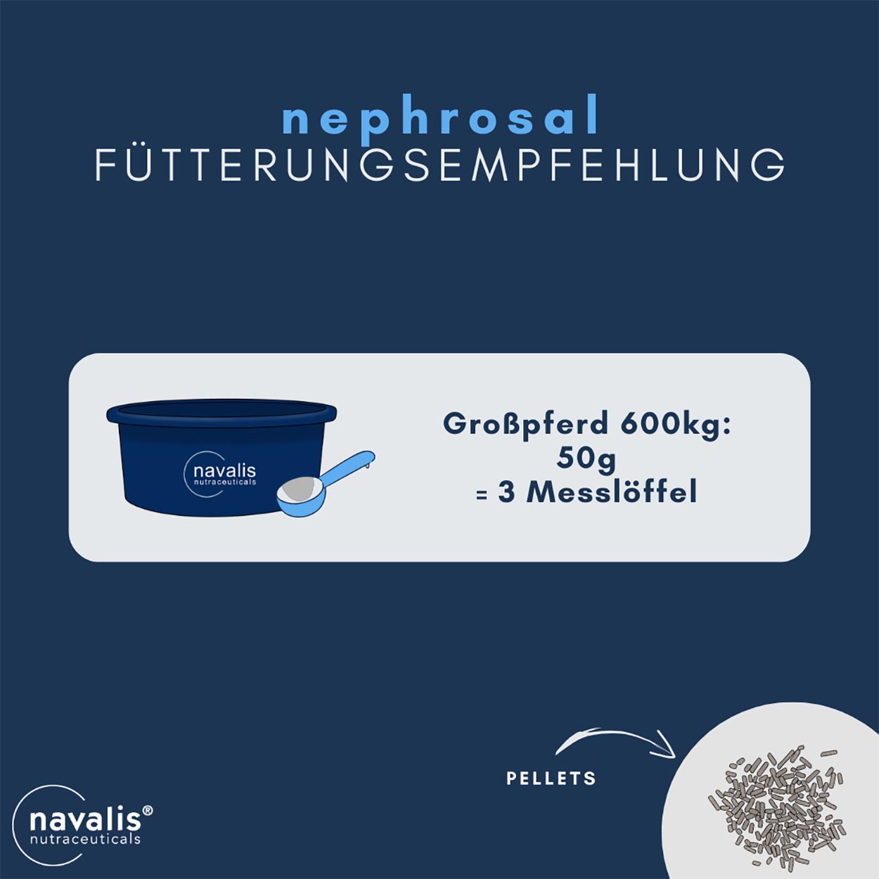 Nephrosal horse Pellets 850g