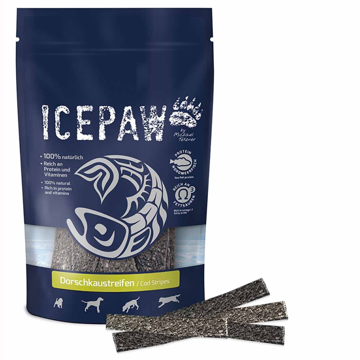 Icepaw Dorschkaustreifen 15Stk