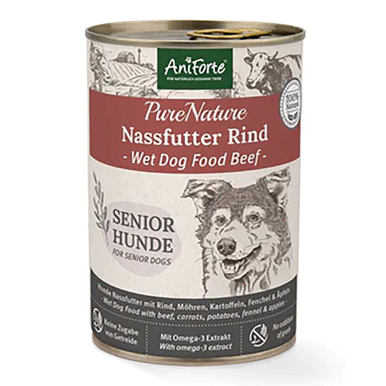 AniForte Pure Nature Senior Rind 6x400g