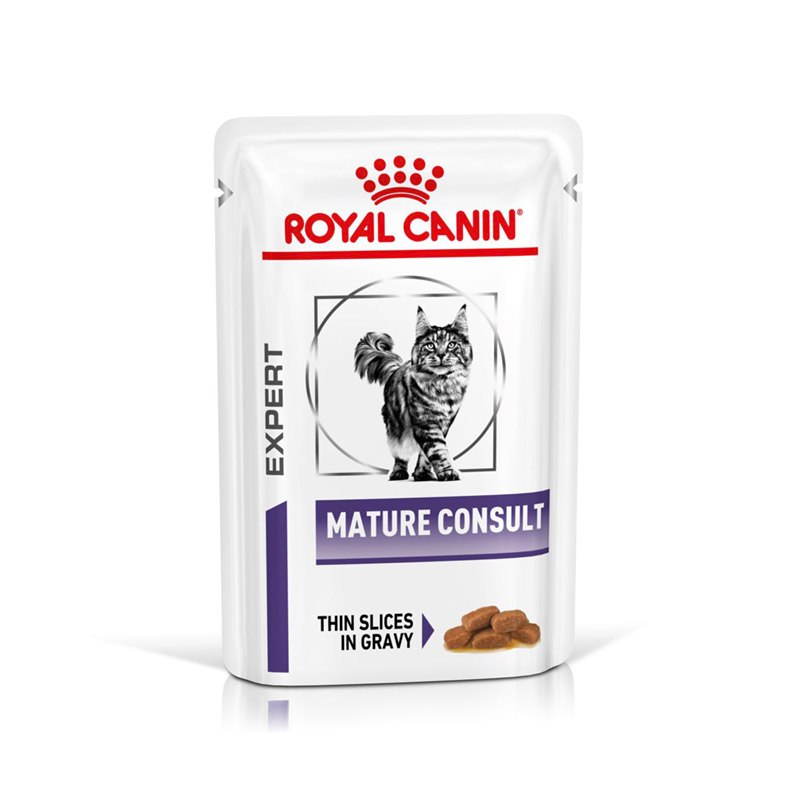 Royal Canin Katze Mature Consult Feine Stückchen in Soße 12x85g