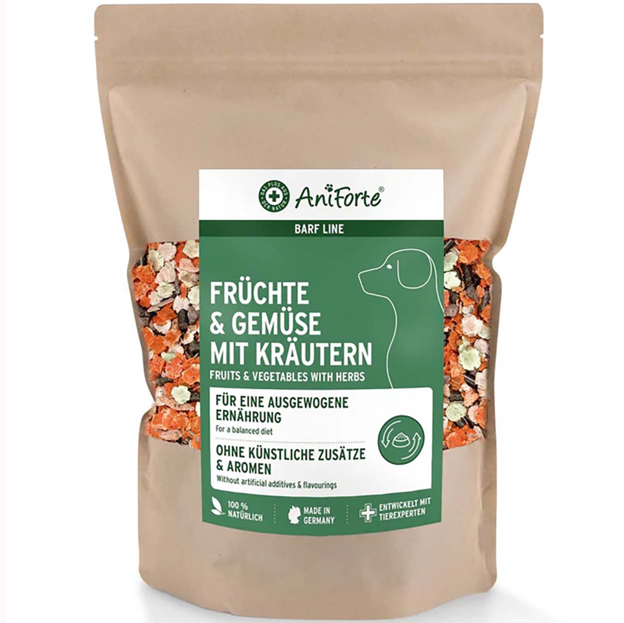 AniForte BARF-Line Früchte Gemüse mit Kräutern 1kg