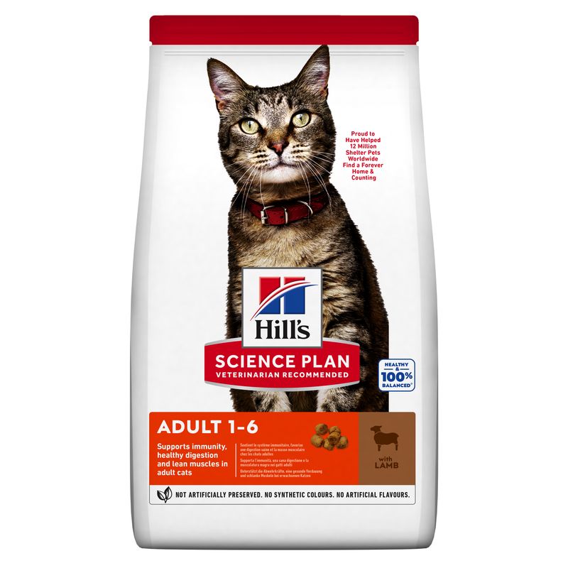 Hills Science Plan Katze Adult Lamm & Reis 10kg