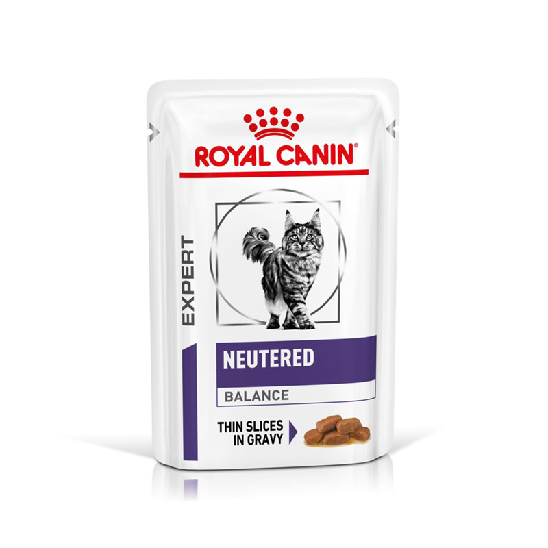 Royal Canin Katze Neutered Balance feine Stückchen in Soße 12x85g