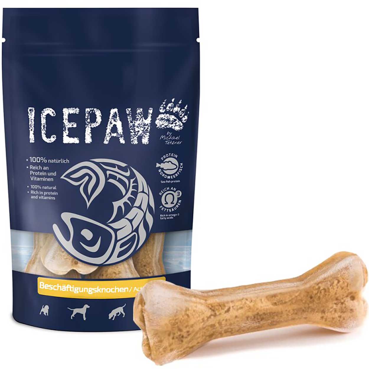 Icepaw Beschäftigungsknochen 4 Stk 