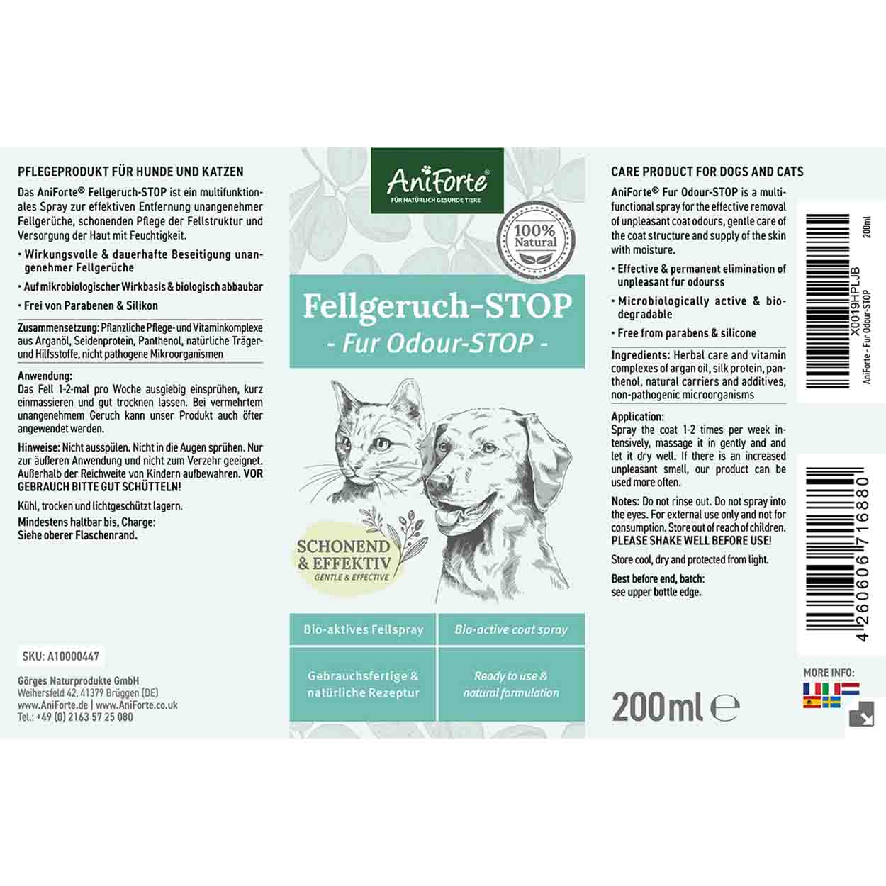 AniForte Fellgeruch-Stop 200ml