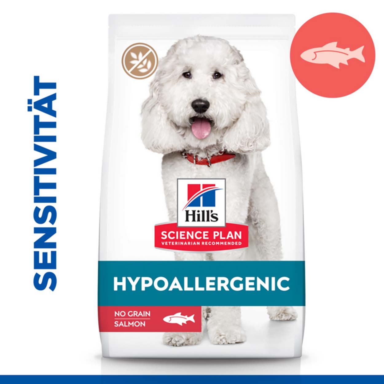 Hills Science Plan Hund Hypoallergenic Medium Adult Lachs 14kg