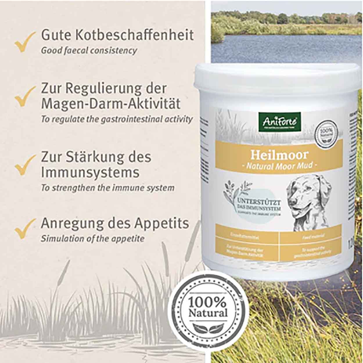 AniForte Naturmoor 1200g