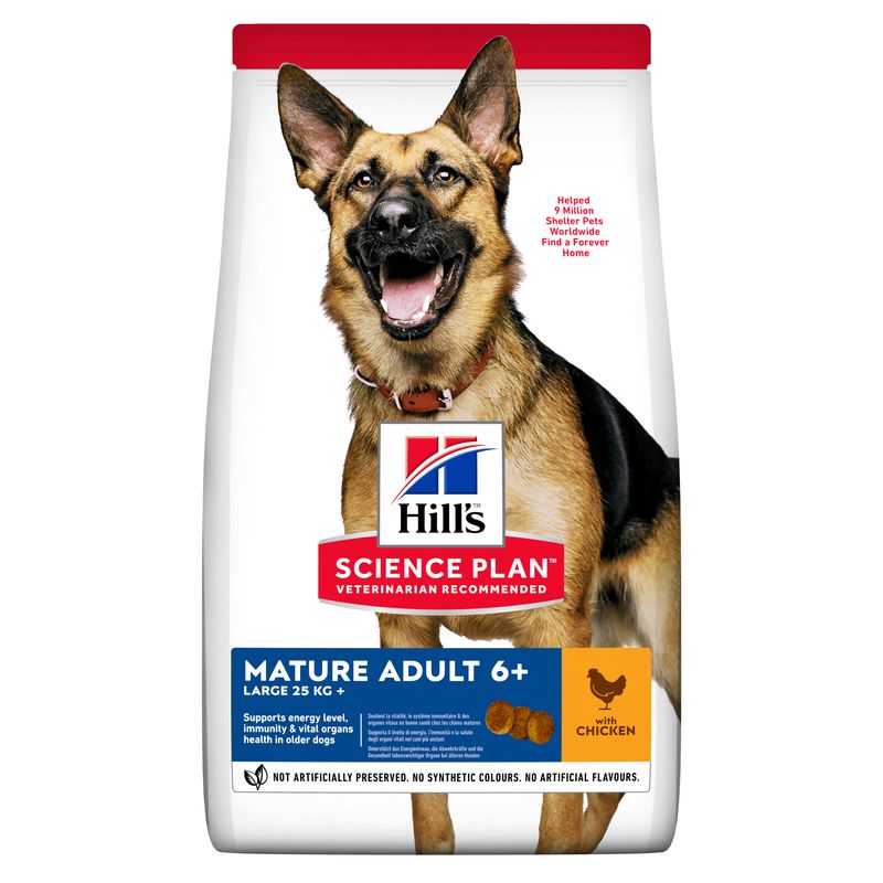 Hills Science Plan Hund Large Breed Mature Adult 6+ Huhn 14kg