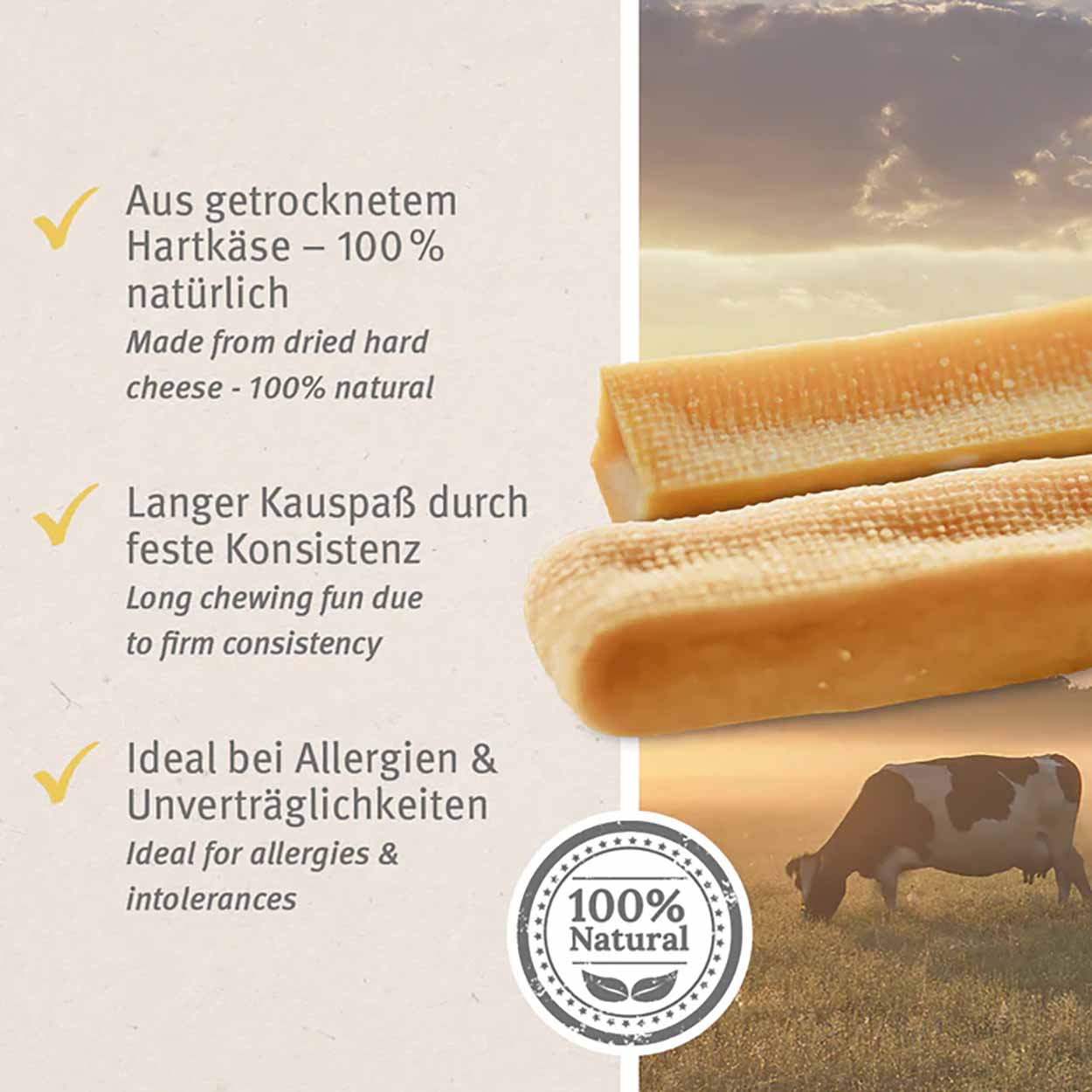 AniForte Käse Kauknochen Mini