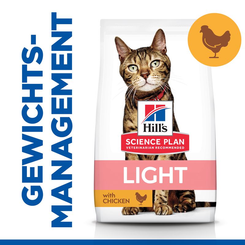 Hills Science Plan Katze Light Adult Huhn 10kg