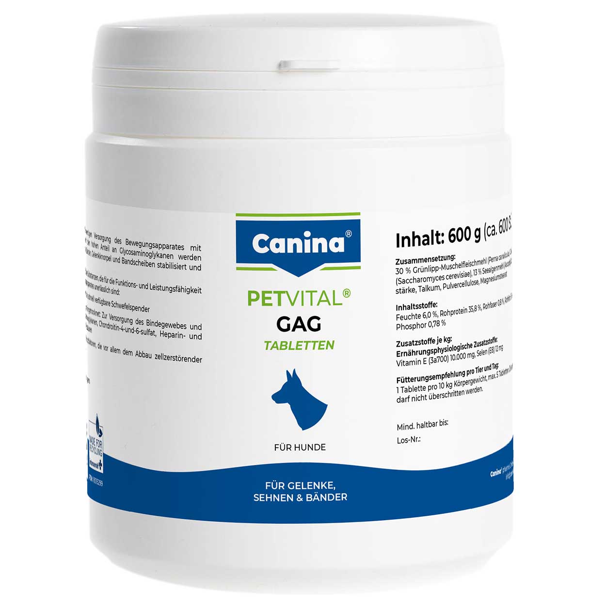 Canina Petvital GAG Tabletten