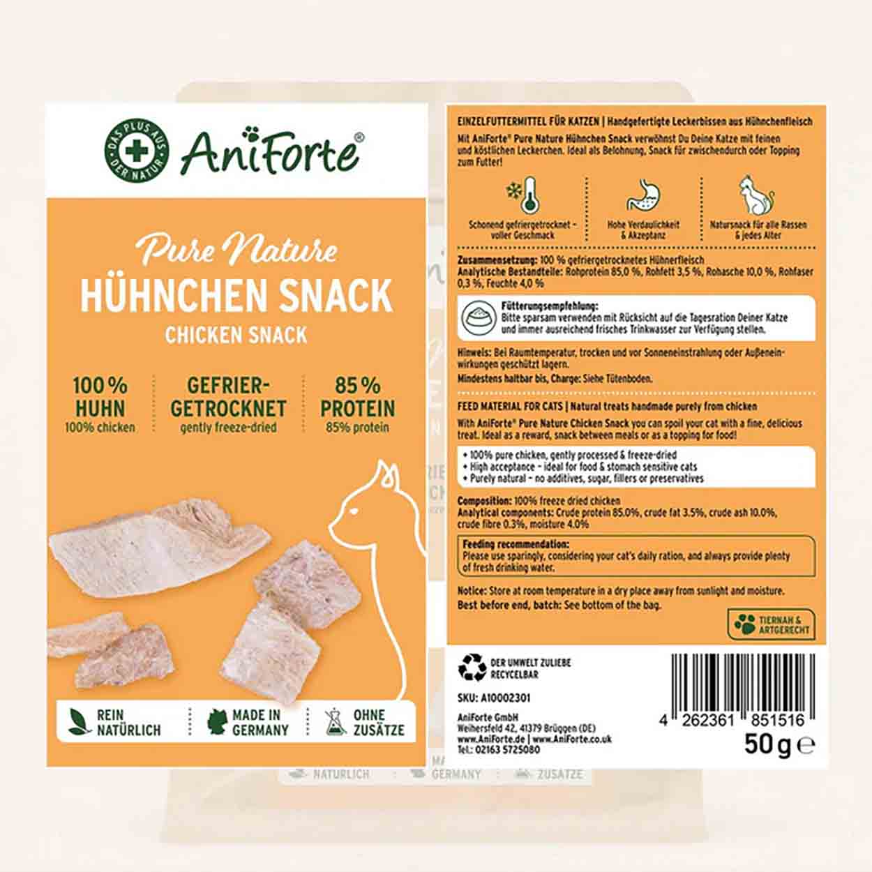 AniForte Hühnchen Snack 50g