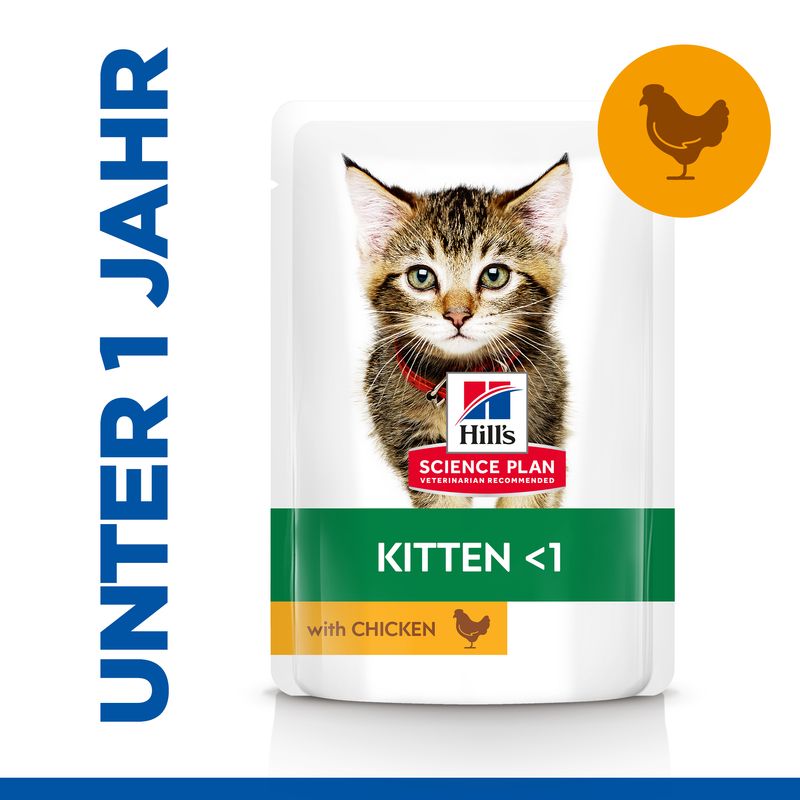 Hills Science Plan Katze Kitten Huhn 12x85g