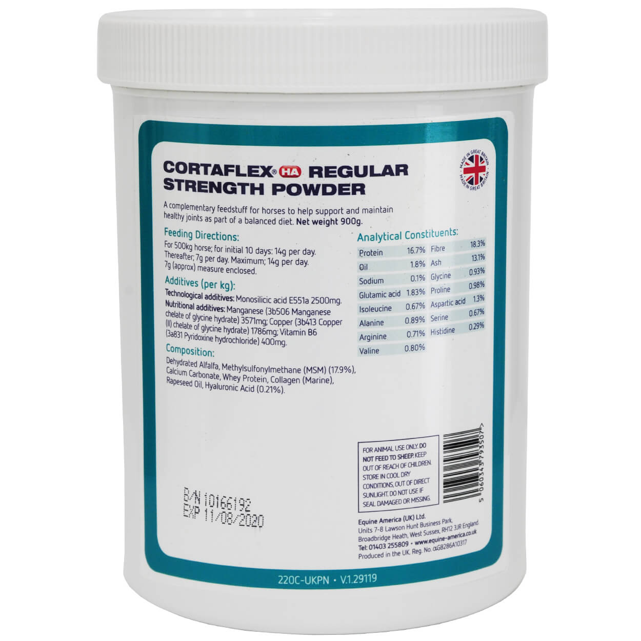 Equine Cortaflex HA regular Pulver 900g