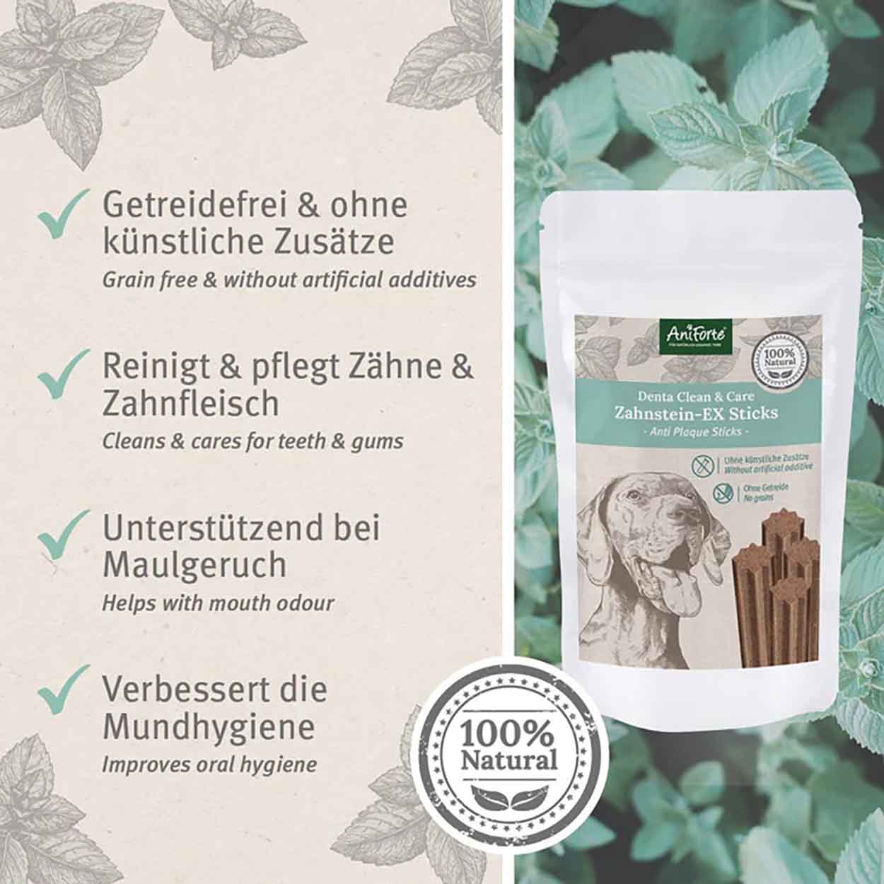 AniForte Denta Clean and Care Zahnstein-EX Sticks 