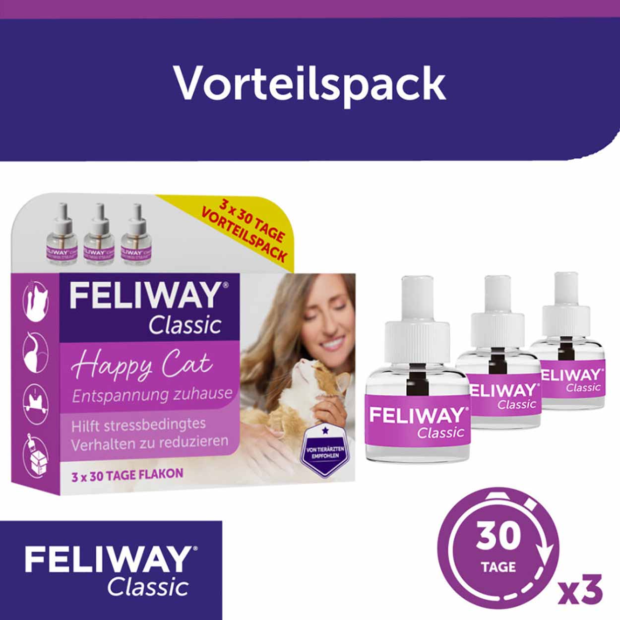 FELIWAY Classic  Vorteilspack 3x48ml