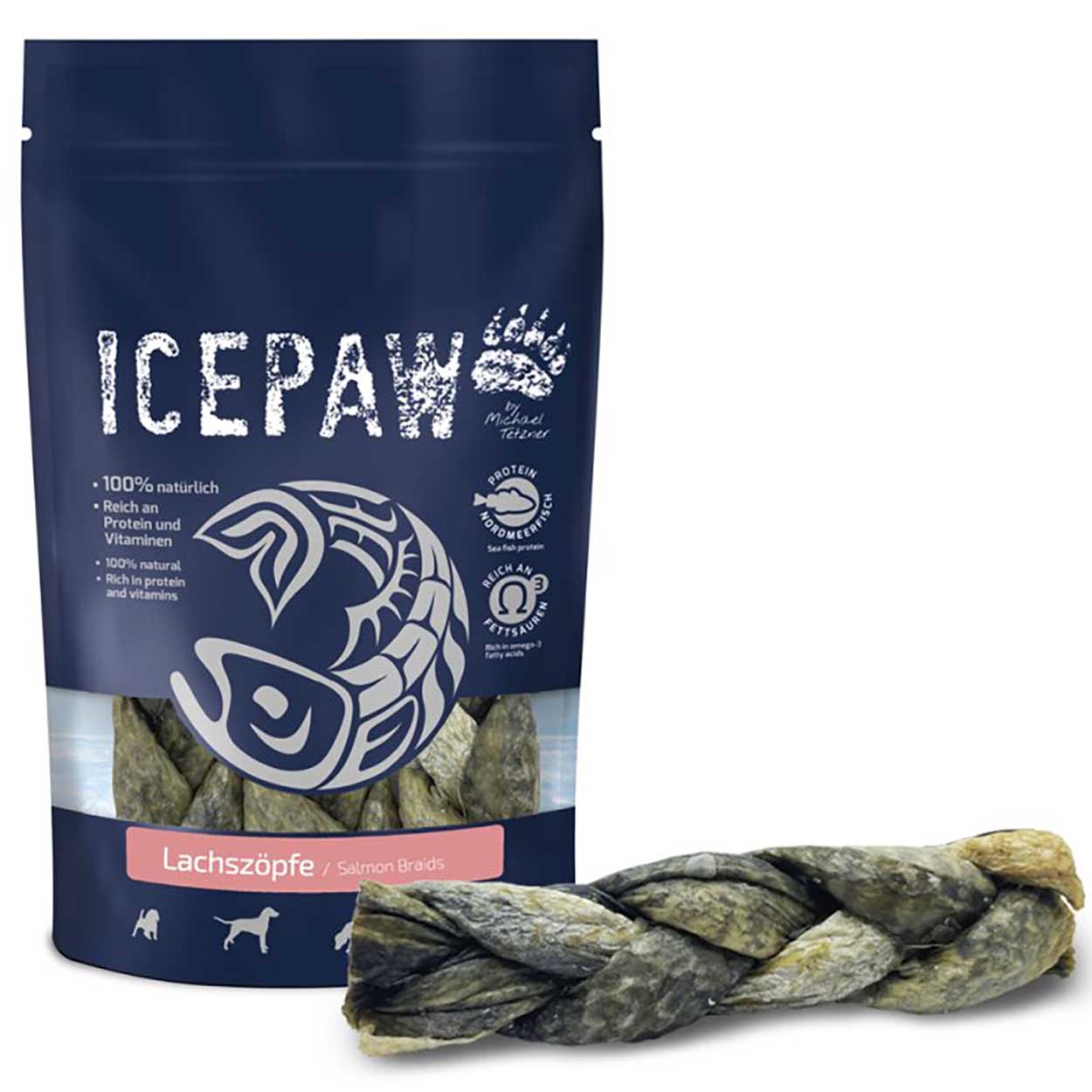 Icepaw Lachszöpfe 5Stk