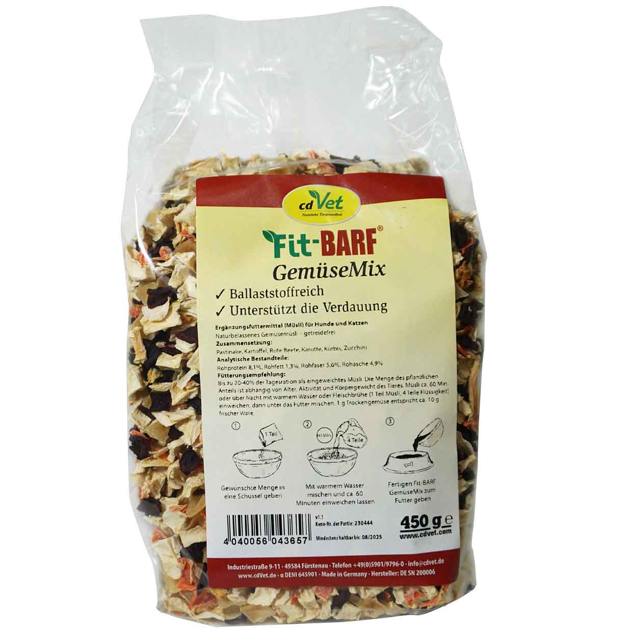 cdVet Fit-Barf GemüseMix 450g