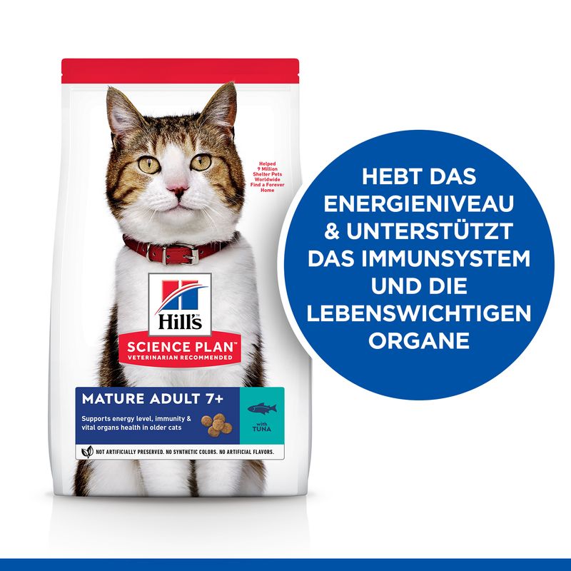 Hills Science Plan Katze Mature Adult 7+ Thunfisch 10kg