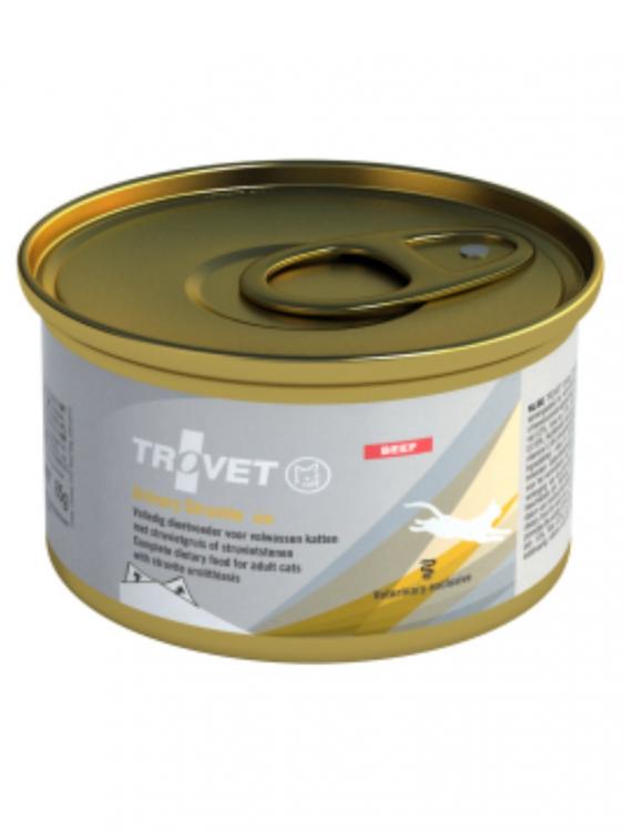 Trovet Urinary Struvite ASD Katze Huhn 12x100g