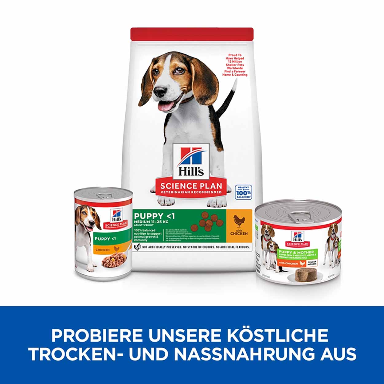 Hills Science Plan Hund Puppy & Mother Tender Mousse Huhn 12x200g