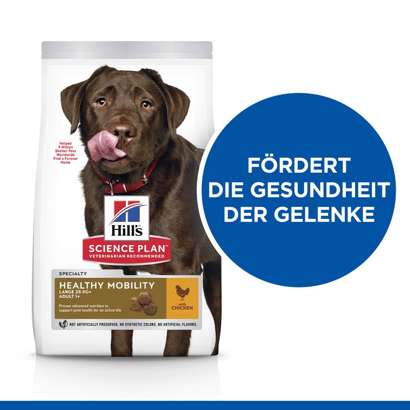 Hills Science Plan Hund Healthy Mobility Large Breed Adult Huhn 14kg