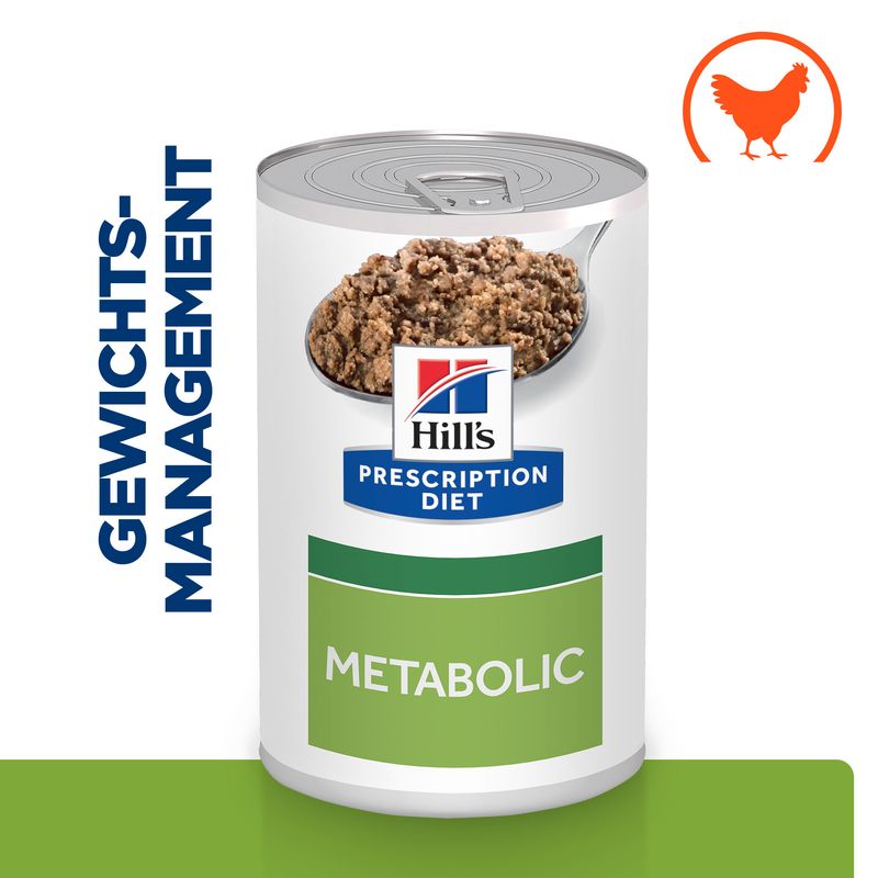 Hills Canine Metabolic Huhn 3x370 g