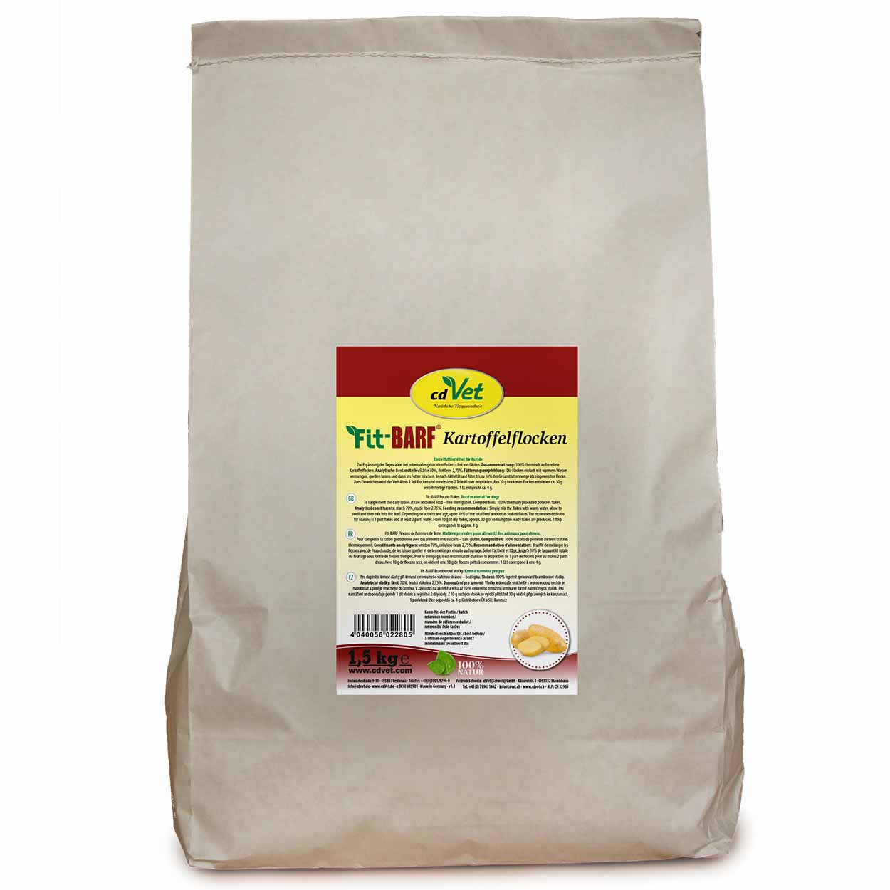 cdVet Fit-Barf Kartoffelflocken 1,5kg