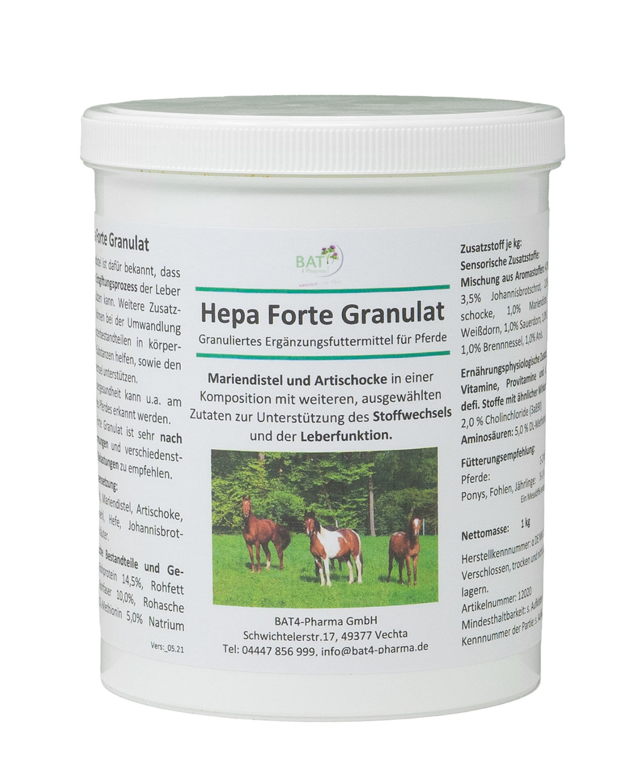 Bat4-Pharma Hepa forte Granulat 1kg