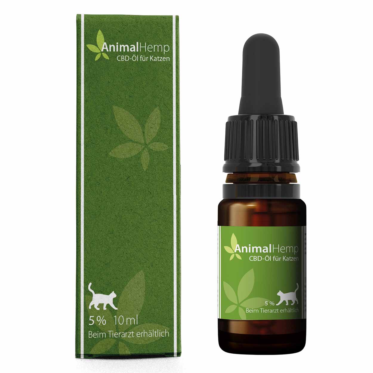 AnimalHemp CBD-Öl 5% Pflegeöl Katze 10ml MHD 11-2024