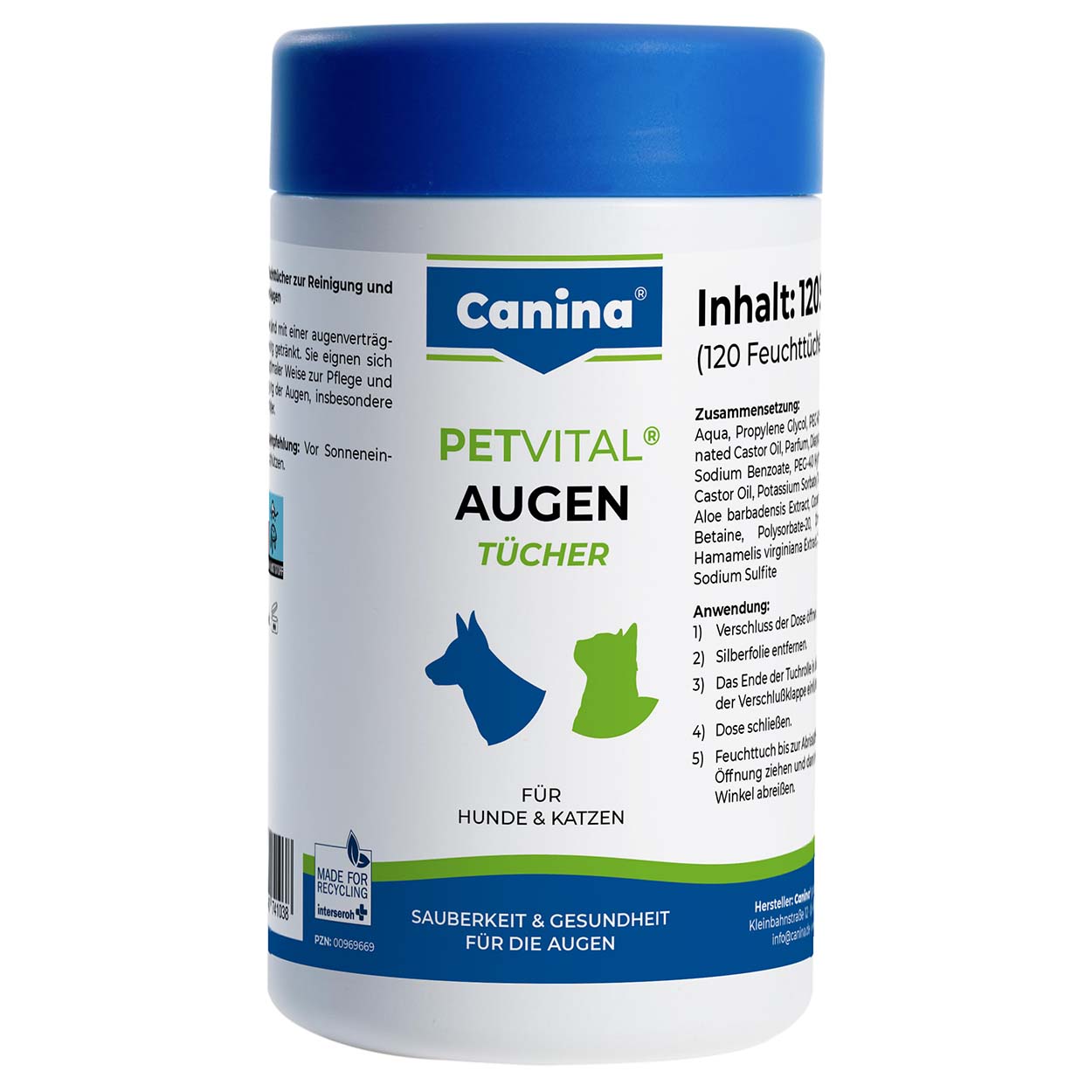 Canina Petvital Augentücher