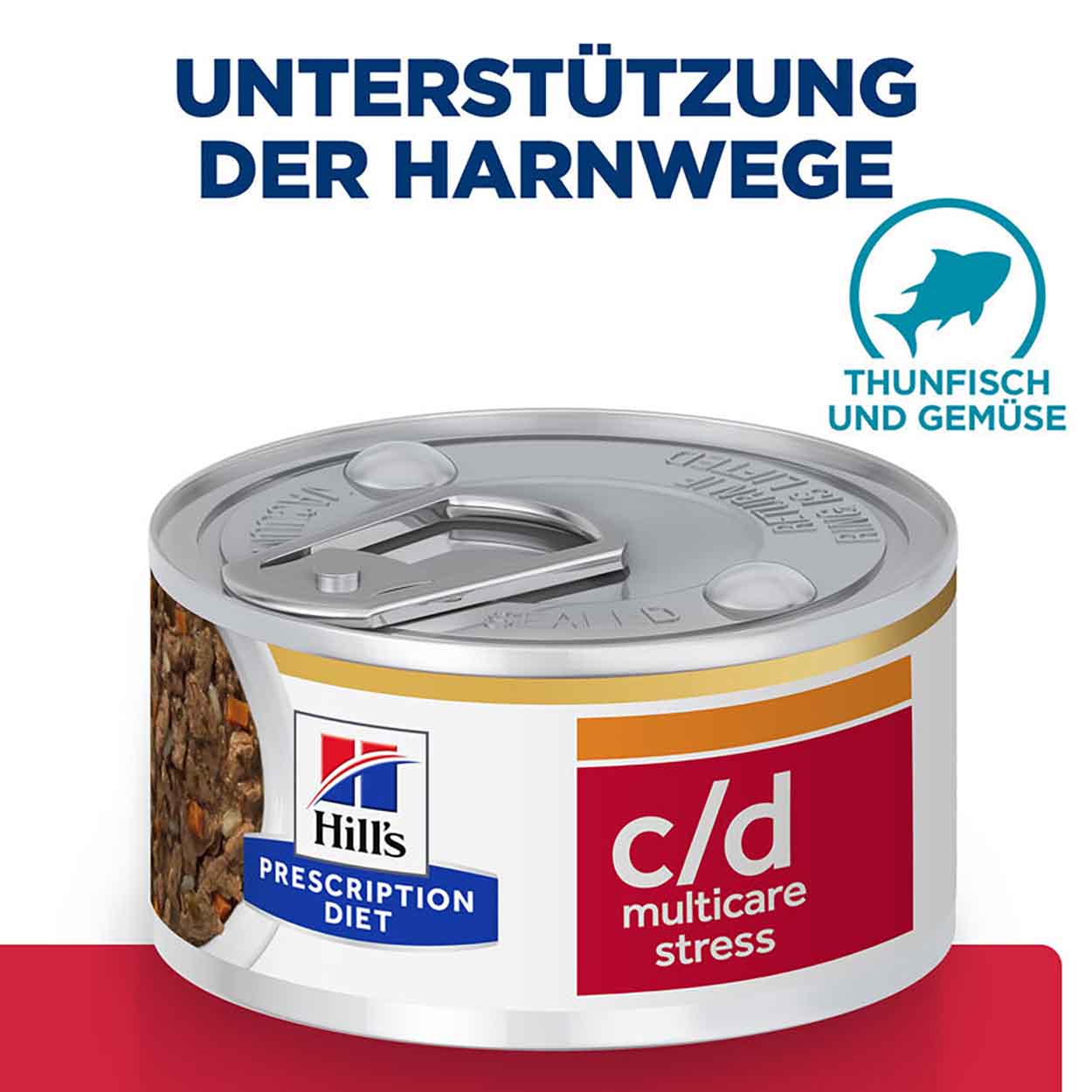 Hills Feline c/d multicare Stress Ragout Thunfisch 24x82g