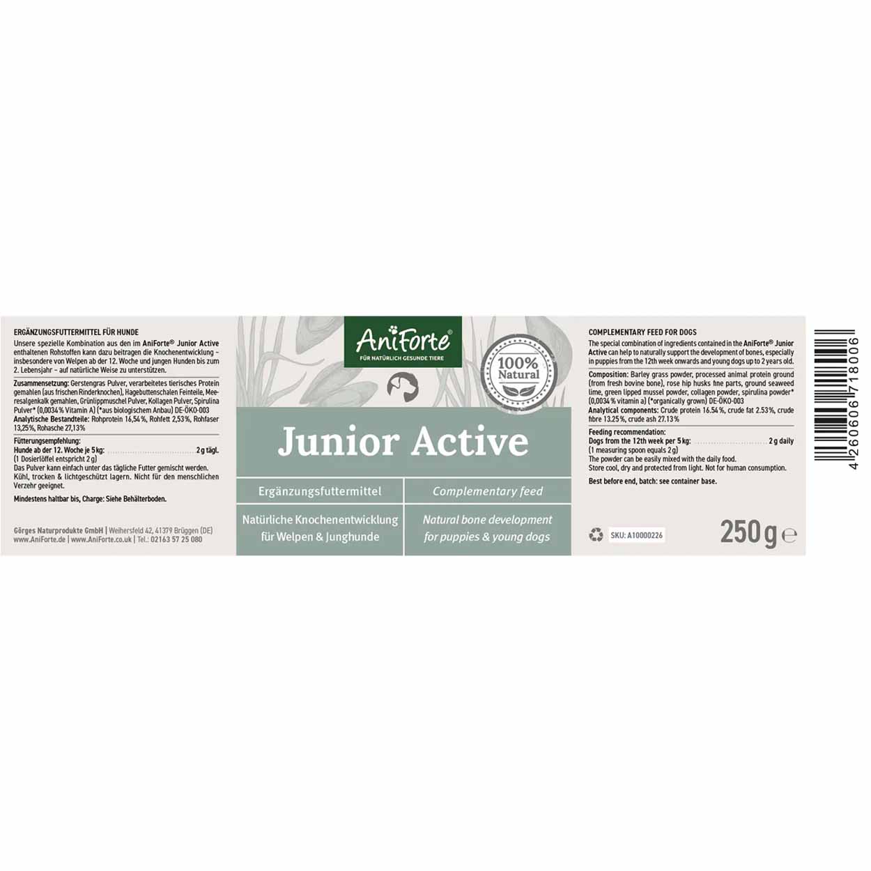 AniForte Junior Active 250g