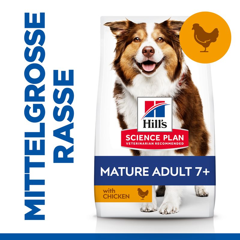 Hills Science Plan Hund Medium Mature Adult 7+ Huhn 14kg